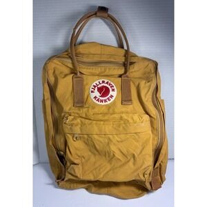 Fjallraven Kanken 23510 Classic Backpack Daypack Bag Ochre Yellow Medium Canvas